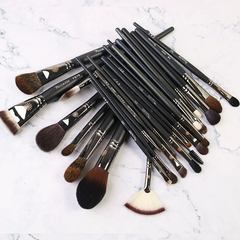 Brush, face blush, highlighter for contouring, full set