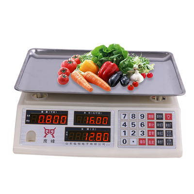 电子称台秤计价秤30kg精准称重厨房超市电子秤商用卖菜水果秤