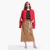 3 miếng giảm giá 30% Ou Shili dây kéo mùa thu xếp li cotton áo khoác đồng phục bóng chày nữ 1GY1041670 - Bông áo phao parka nữ Bông