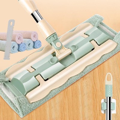 大号免手洗平板拖把家用瓷砖旋转拖把木地板地拖布墩布2