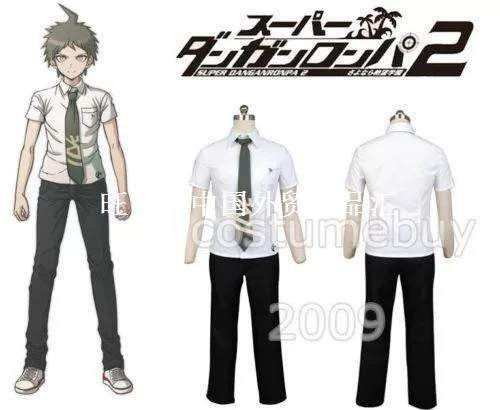 Аниме Супер ДангaнПа 2 DANGANRONPA Хадзимэ Хината Косплей