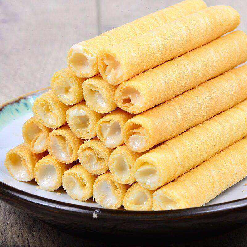 【蛋卷96支】夹心蛋卷饼干食品香酥鸡蛋卷好吃的零食整箱