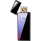 Перезаряжаемая ветрозащитная прочная высококачественная индукционная бесшумная зажигалка с зарядкой, китайский гороскоп