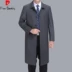 áo khoác blazer nam Áo gió nam Pierre Cardin mùa thu đông dài quá đầu gối áo khoác dành cho ông bố công sở mặc thường ngày ở độ tuổi trung niên và trung niên áo khoác mỏng Áo khoác