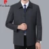 áo khoác blazer nam Áo gió nam Pierre Cardin mùa thu đông dài quá đầu gối áo khoác dành cho ông bố công sở mặc thường ngày ở độ tuổi trung niên và trung niên áo khoác mỏng Áo khoác