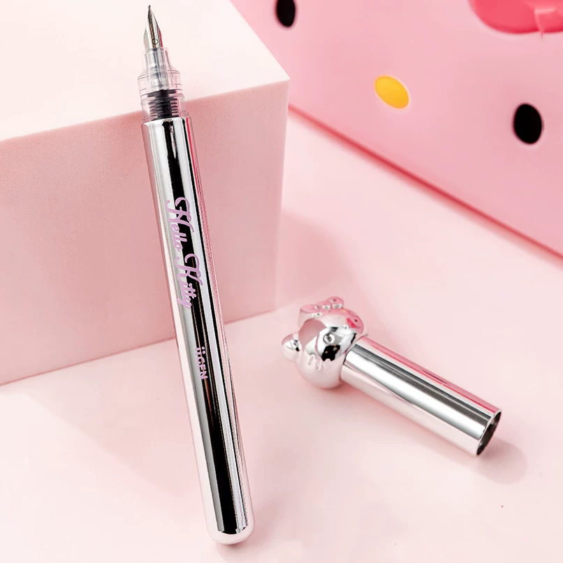Карандаш Sanrio HelloKitty Foundain Pen Kawaii KTCAT Студенческий каллиграфический