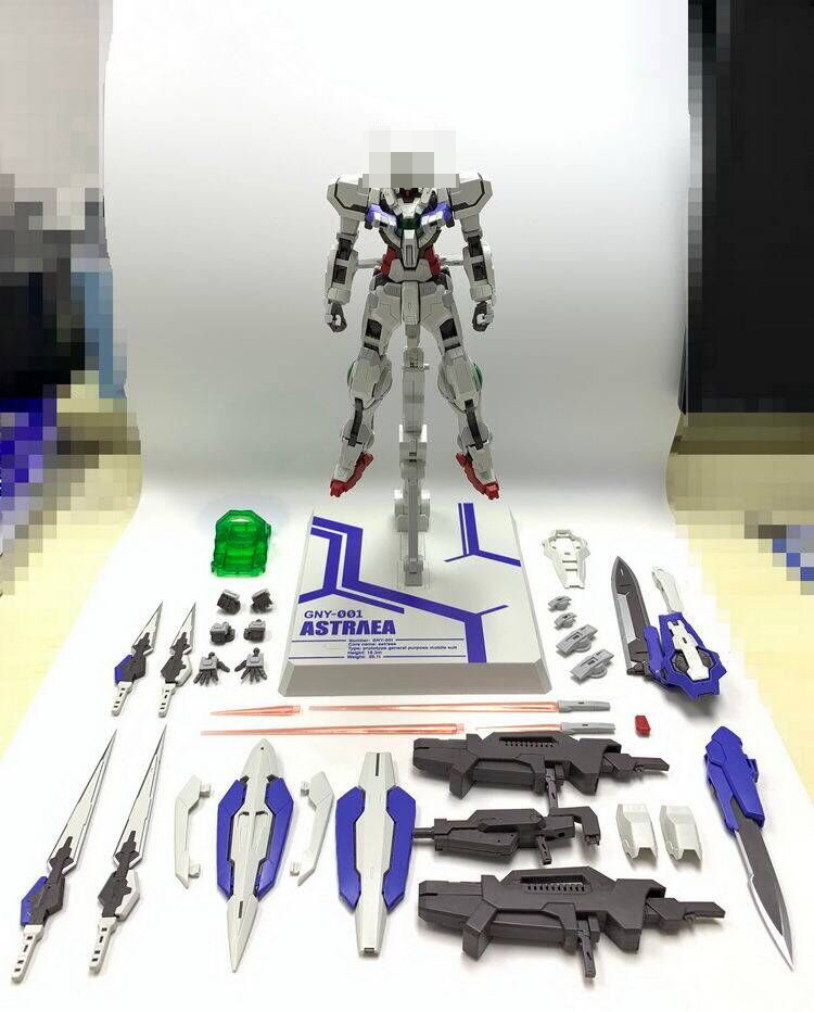 White Goddess Of Justicegoods in stock HS Model star red justice goddess white MBMG1 / 100 Assembly warrior Toys Model