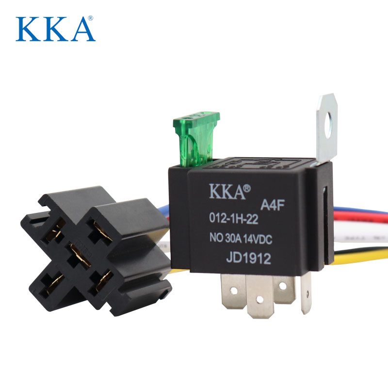 디바이스마트,EV 전기차/캠핑카/그린에너지 > 스위치/커넥터/릴레이 > 릴레이,SMG,KKA-A4F NO 릴레이 12V 30A 4핀 (소켓 포함) [TYE-RL036],차량용 릴레이 / 12V 30A / 4핀 / 소켓포함 / NO