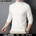 Lilang chính thức áo len nam chính hãng màu trơn áo len cashmere cổ cao mùa đông nam đáy áo len trung niên và trẻ triều
