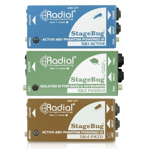 Canada Radial J48/Stereo Pro48 Prov2 JDI Active Series Guitar Keyboard DI Box