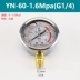 Đồng hồ đo áp suất chống sốc bằng thép không gỉ YN60 đồng hồ đo áp suất xuyên tâm chịu lực cao áp suất dầu áp suất nước áp suất không khí 0-60MPa đa phạm vi 