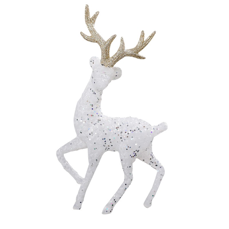 圣诞麋鹿水晶鹿蛋糕装饰