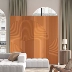 Vách ngăn phòng khách gấp di động tối giản hiện đại bức bình phong gỗ thông chống mối mọt Màn hình / Cửa sổ
