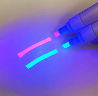Флуоресцентный маркер, бесцветный невидимый светящийся карандаш для губ, УФ-защита