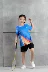 Li Ning quần áo cầu lông trẻ em phù hợp với nam và nữ sinh viên nhanh khô và thoáng khí thi đấu thể thao bóng bàn ngắn tay tùy chỉnh áo chống nắng mùa hè trẻ em Quần áo ngoài trời cho trẻ em