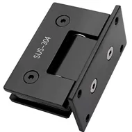 Thép Không Gỉ 304 180 Độ Nhà Tắm Kẹp Cửa Kính Kẹp Tắm Bản Lề Bản Lề Đen Mờ Cửa Kính Đen bản lề thủy lực cửa kính