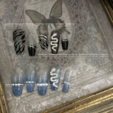 Украшение для ногтей, ретро ювелирное украшение, металлический аксессуар