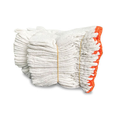 线手套24双60双棉线手套劳保工作棉纱耐磨加厚防护汽修工地男女白