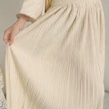 Ципао, демисезонная элегантная юбка в складку, 2023, городской стиль, по фигуре