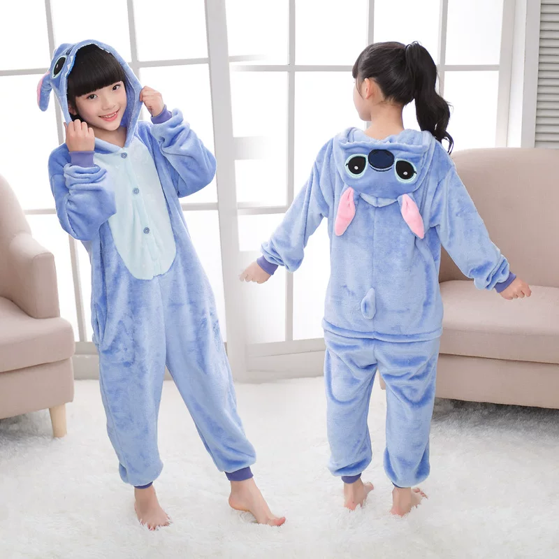 [Kigurumi Unicorn Pajamas Children Stitch Pajamas Onesie Kids]