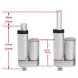 Электрический линейный привод 12 В двигатель постоянного тока 50 мм регулируется