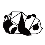 Мультфильм бамбук -панда настенный декор для детской комнаты домашний декор