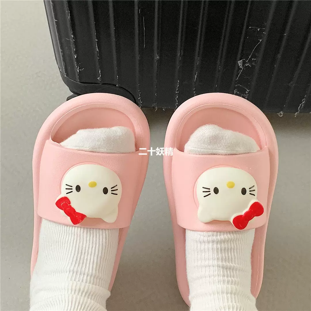 Тапочки (Hello Kitty) милые летние противоскользящие сандалии, мягкая подошва, размеры 36–41