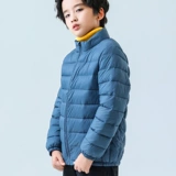 Демисезонный детский легкий и тонкий пуховик для мальчиков, куртка, подходит для подростков, 15 лет