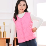 Стеганый флисовый детский жилет для мальчиков, демисезонная майка топ для мальчиков и девочек, подходит для подростков