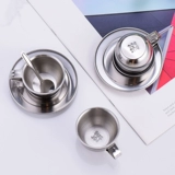 Детский чайный сервиз из нержавеющей стали, ударопрочный семейный фруктовый чай, чайник, дорожная портативная чайная чашка, защита от ожогов