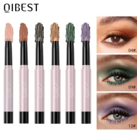 Qibest 12 Colors Glitter Eyeshadow Pen Pearlescent Eyeshadow