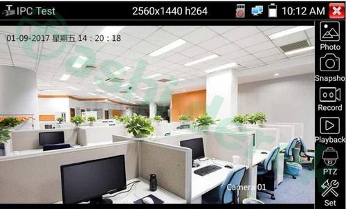 Монитор камеры CCTV запястья, IPC 1800S 4 'CCTV Tester 4K IP 8