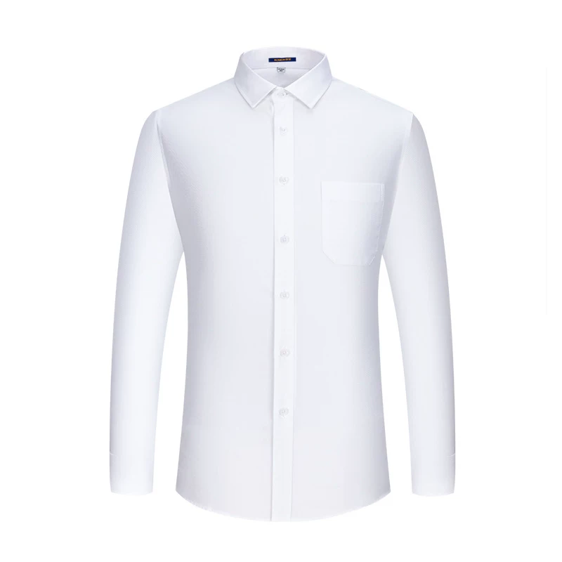 Голубая рубашка, классический костюм пиджака, Slim fit, с коротким рукавом