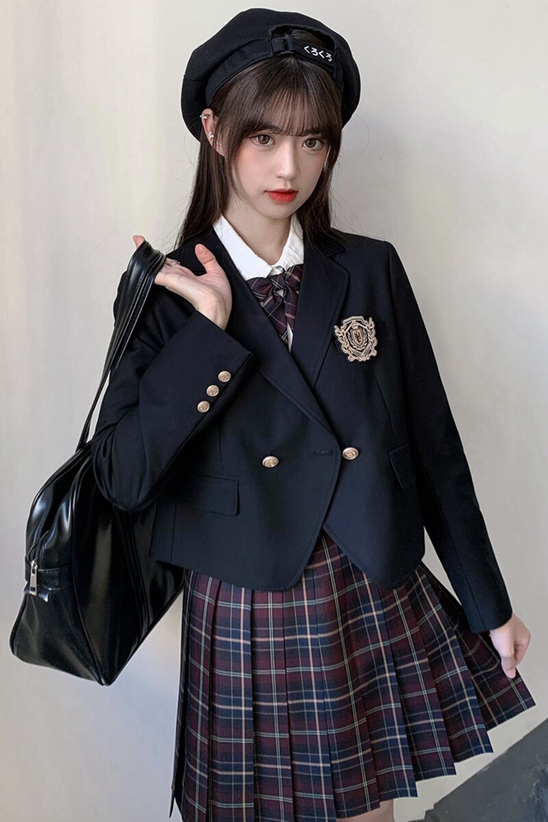 外套学院西服短款制服jk私立女生西装
