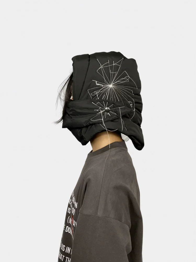VAJAVU 23AW оригинальные хлопковые диски теплые Балакра французская шляпа уличное нишевое оформление Лей Фенг шляпа