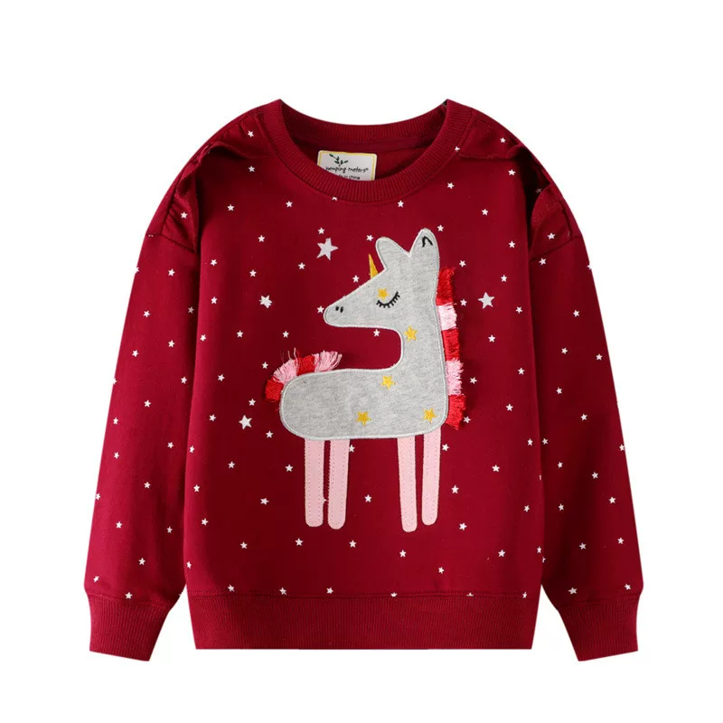 [Юные девочки Sweatshirts с cartoon принтом милые]