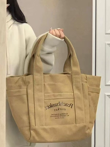 Ретро шоппер, вместительная и большая сумка, коллекция 2022, в американском стиле