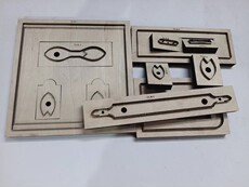 Реквизит на заказ diy手工皮具刀模定制 托特包刀模 手提包刀模