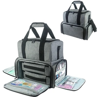 Portable Nail Polish Storage Bag Handbag with Shoulder
