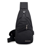 Мужская вместительная и большая нагрудная сумка, модная сумка на одно плечо, трендовый рюкзак, ткань оксфорд