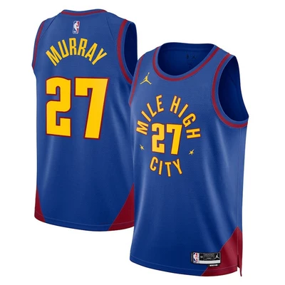 Американская версия Genuine Nuggets No. 15 Jakich Jersey 1 Porter Gordon Мужские баскетбольные ткани 27 Murray City Version