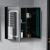 Không gian nhẹ nhàng sang trọng tủ gương nhôm phòng tắm thông minh toilet riêng toilet treo tường kho tủ gương khử sương có đèn