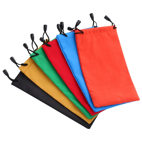 5PCS Soft Waterproof Glasses Bag Drawstring Dustproof Sungla