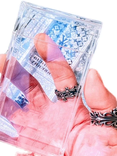 Прозрачный высококачественный автоматический портсигар, подарочная коробка подходит для мужчин и женщин, популярно в интернете