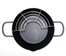 Фритюрница 日本原装进口吉川yoshikawa天妇罗油炸锅 带滤网铁质炉具通用