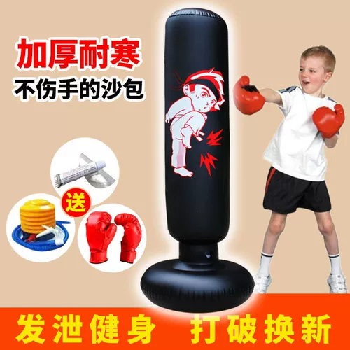 Боксерская неваляшка, игрушка, детский надувной боксерский мешок с песком для взрослых для спортзала, коллекция 2022, антистресс, увеличенная толщина