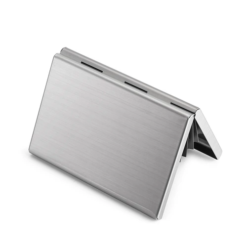 Универсальный картхолдер из нержавеющей стали, изысканная портативная металлическая сумка через плечо, анти-кража, коллекция 2022, популярно в интернете