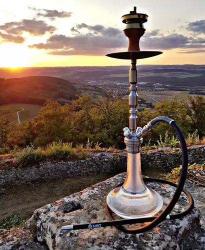 Арабский импортный кальян, деревянный чемодан из нержавеющей стали, Россия, популярно в интернете, полный комплект