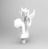 Shisukan & Zaneyu Cloud Angel подходит для полной модели Airpods Accessories 3D -печать подвесные аксессуары