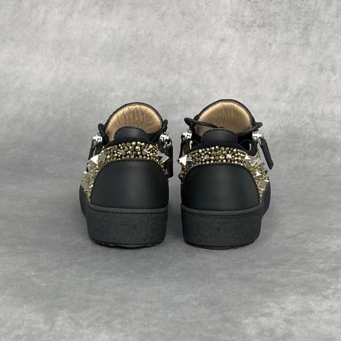 Европейская прямая почта GiUSEPPE ZANOTTI GZ/Josepezano инкрустированная диамантами заклепка повседневная мужская обувь